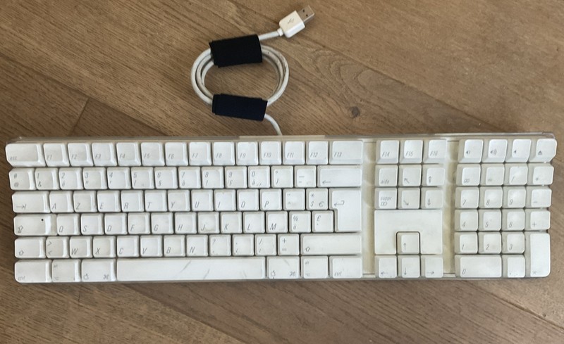 Clavier Apple A1048 Fr-Fr Azerty FranÃ§Ais France Usb Filaire Imac Mac G3 G4 G5