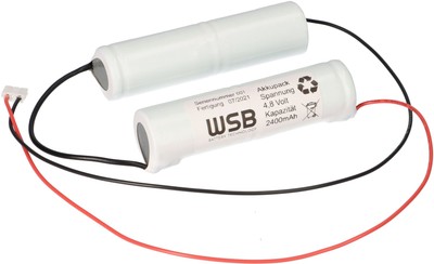 Notleuchten Akku 4,8V 2500mAh NiMH für EB-Leuchten 8W 3h NLxxx833