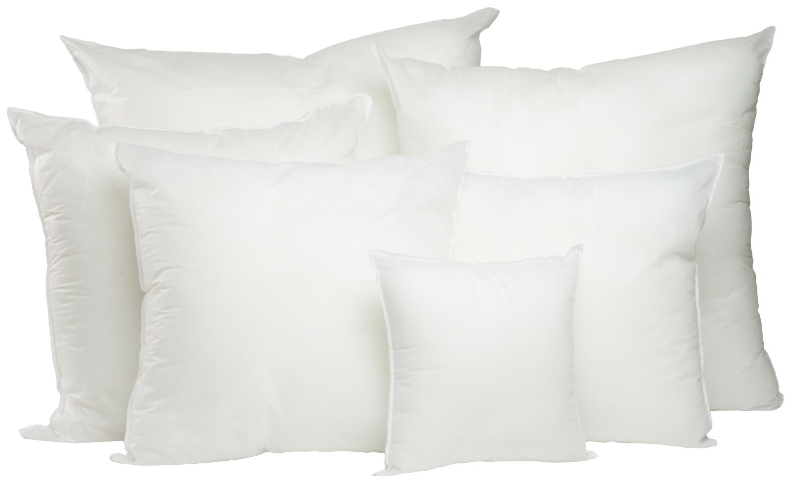 6 X 16 Inches Bolsters Pillow Form Inserts Shams White