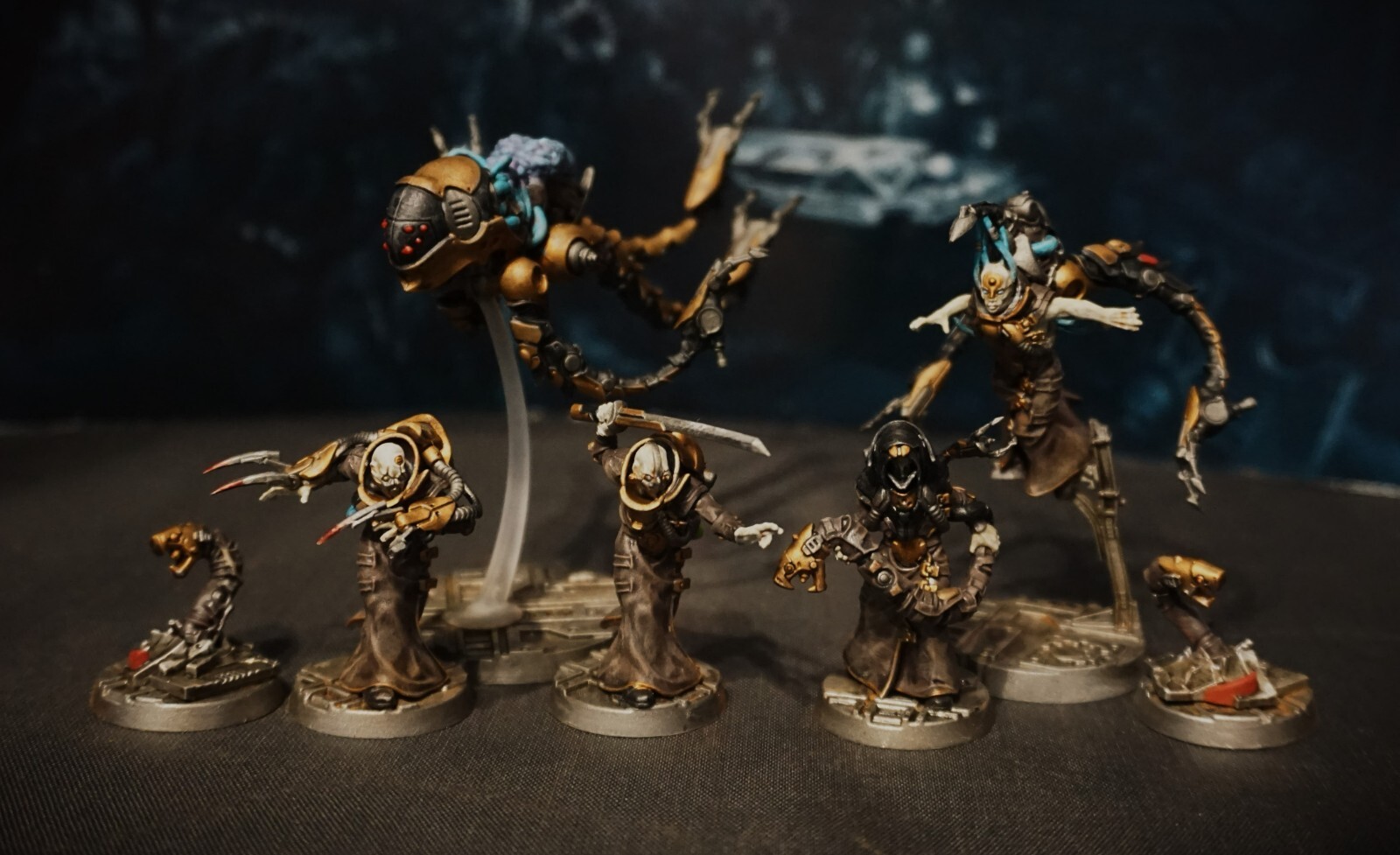Delaque Nacht-Ghul, Psy-Gheists and Piscean Spektor painted