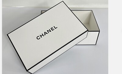 Authentic CHANEL Small/Medium Rectangular Empty Gift Storage Box 8.5''x5.5''x3 