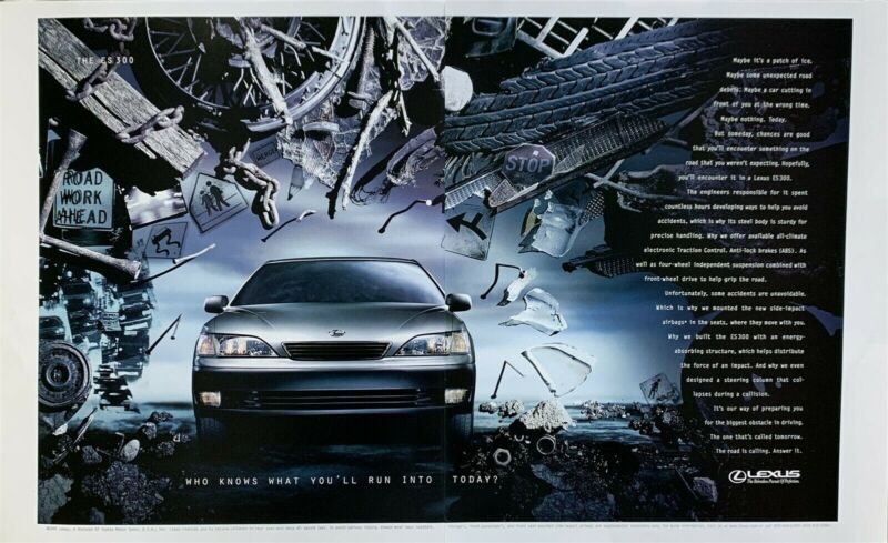 1997 LEXUS ES 300 The Relentless Pursuit of Perfection Vintage PRINT AD