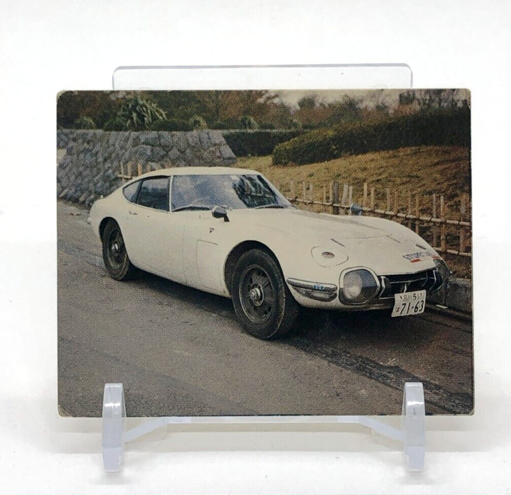 Toyota 2000GT Old vintage Car Card Japanese Rare | eBay