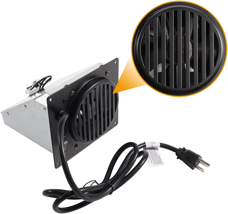 Fireplace Blower Thermostat Controlled Fan for Mr. Heater, Dyna-Glo 30,000BTU Wa