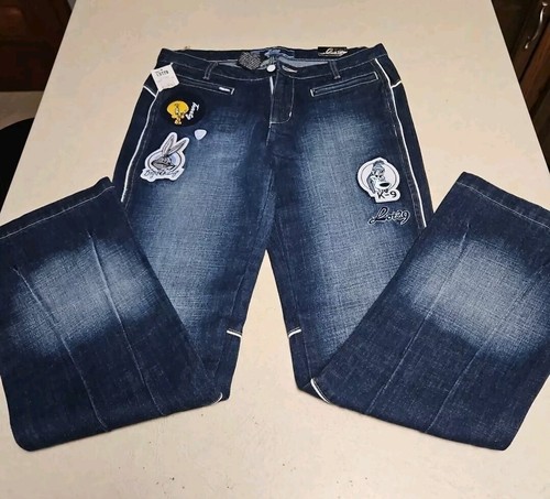  Jeans × Looney Tunes トレーナー XLサイズ Looney Tunes Lot 29 Jeans Bugs Bunny Tweety Bird - Womens