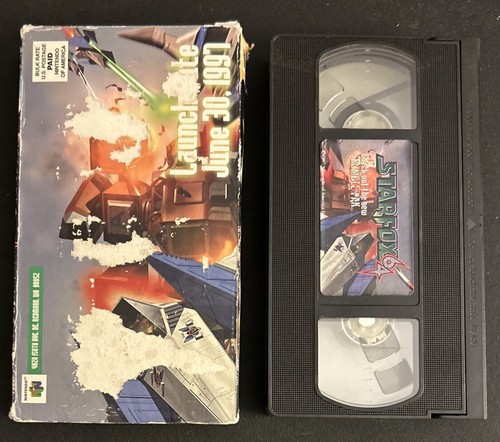 Nintendo Power Star Fox 64 & Rumble Pak Promo Launch VHS