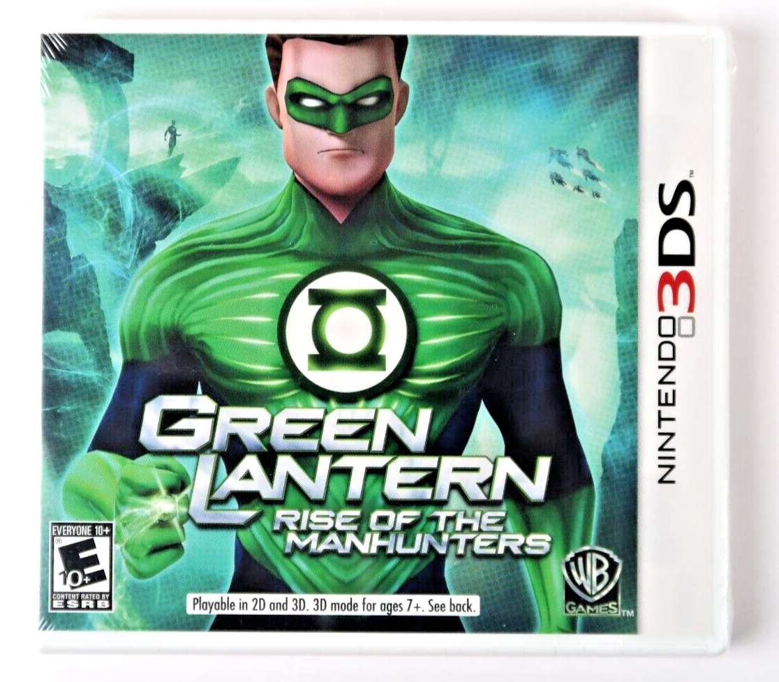 Green Lantern: Rise of the Manhunters (Nintendo 3DS, 2011) Brand New Sealed