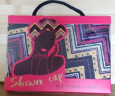 Reusable Shower Cap Protect Blowouts Prevent Frizz, Odara, NWT