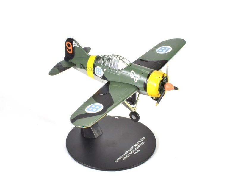 Brewster Buffalo B-239 - 1/72 Ww2 Atlas - Avion Model Plane Aircraft F030