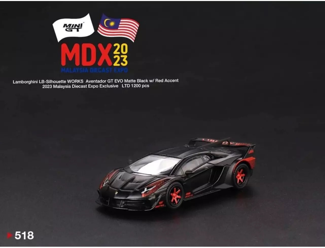 ☆MINIGT LBWK Lamborghini Aventador☆ Diecast 164 | Mini GT Lambo LB- WORKS Aventador GT EVO Lime