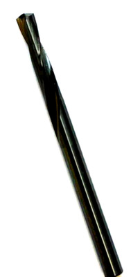 #25 CARBIDE SLOW SPIRAL SCREW MACHINE STUB DRILL - BRIGHT FINISH - OSG 215-1495