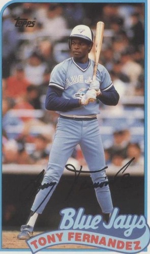 1989 Topps/LJN Baseball Talk - Tony Fernandez #146