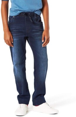 c11 Signature by Levi Strauss & Co. Gold Boys Pull On Jeans Size 14 Regular Dark