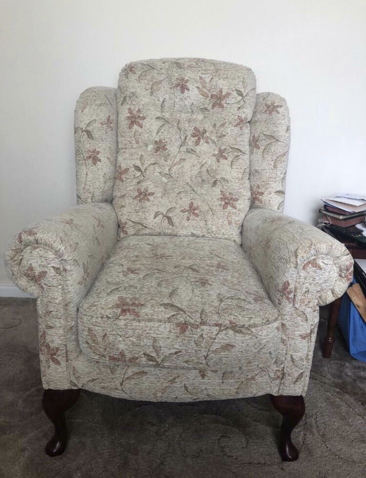 Hsl fireside armchair (high back / wing back chair) in Blaydonon