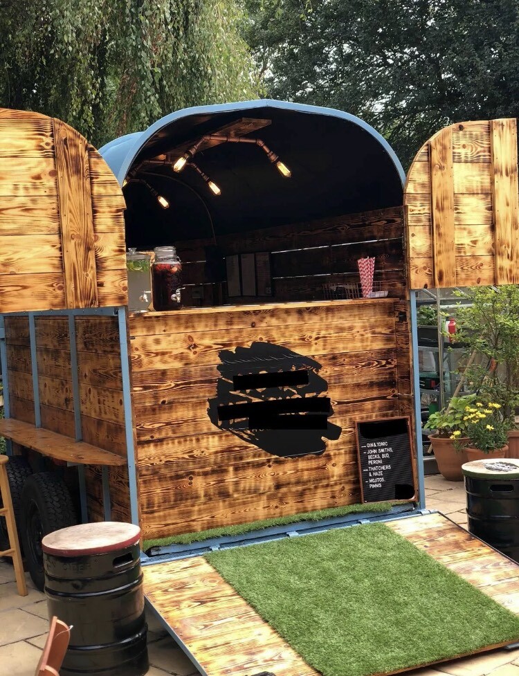 Converted Horse Box Bar Gin Bar Mobile Bar in Cullompton, Devon