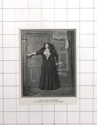 1906 Miss Violet Vanbrugh In ''Monsieur De Paris'' At The Garrick Theatre