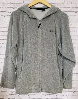 Y2K Sean John Hoodie Sweatshirt Puff Daddy P Diddy Large Ghetto Hip Hop Rapper