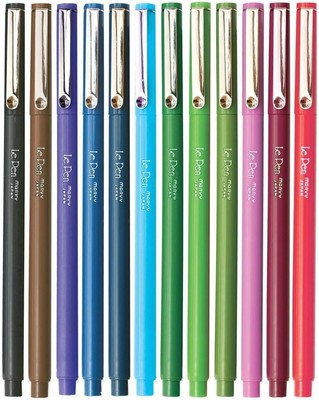 Marvy Uchida Le Pen, 12 Color Set, Dozen (2-Pack)