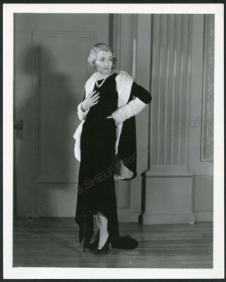 CONSTANCE BENNETT ROARING 20s FASHION PORTRAIT by THOMAS Original 1929 DWT Photo