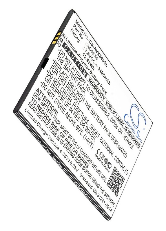 Batterie 3400mah Type Ac59xe Pour Archos 59 Xenon,  P336688