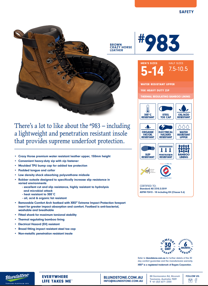 blundstone 983 boots