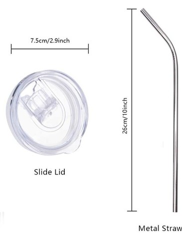 Sublimation Tumblers Bulk 20 oz Stainless Steel Tumblers Blanks Kit with Lid and