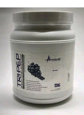 Tri-Pep, Branch Chain Amino Acid, Grape, 14.1 oz, (400 g) Exp 10/26