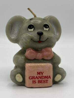 My Grandma Is Best - Mouse Candle - Russ Berrie