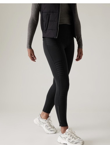 ATHLETA - ☆マリネ☆ NWOT Athleta Salutation Stash Pocket II 7/8 Tight, Grey