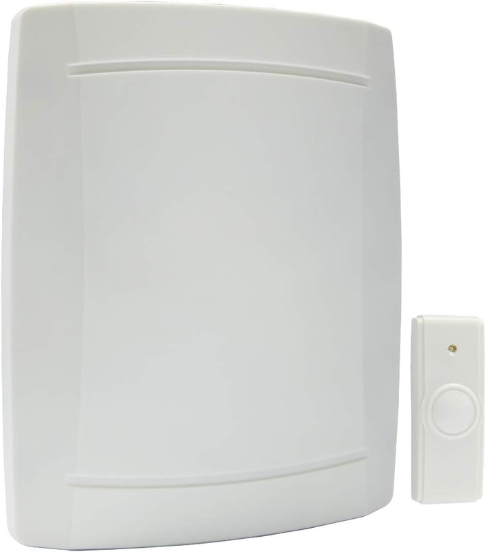 WD2408 Wireless Battery Operated Contemporary Door Chime Door Bell with 1 Pushbu