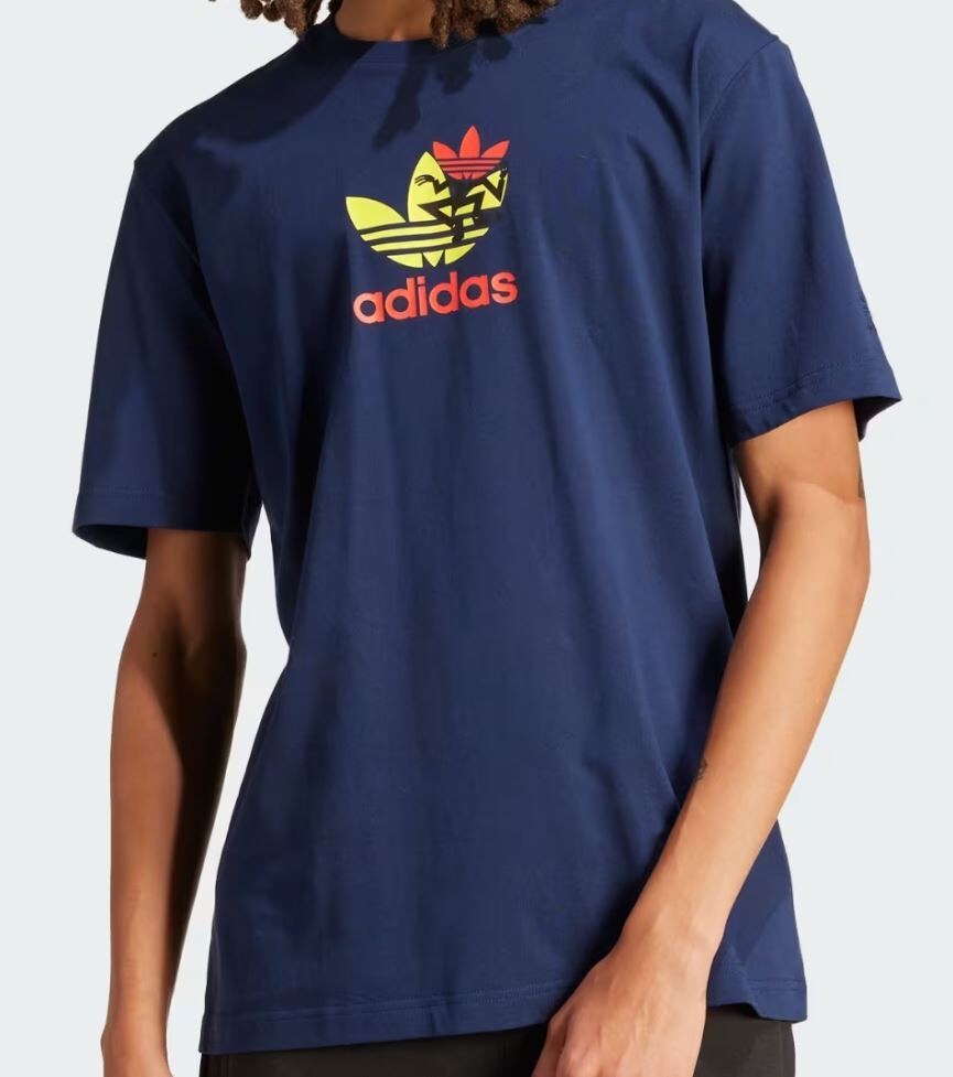 NEW MEN'S ADIDAS ORIGINALS TS TREFOIL TEE SHIRT ~SIZE LARGE
