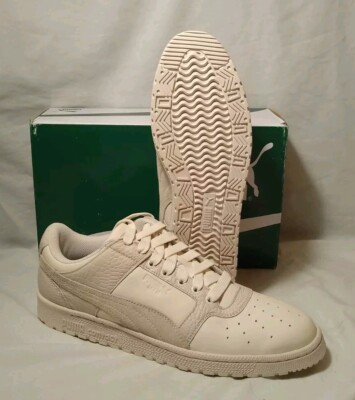 M-11.5 PUMA Sky II Lo Off White Leather & Suede Rare Color 373851-01 '17 See  