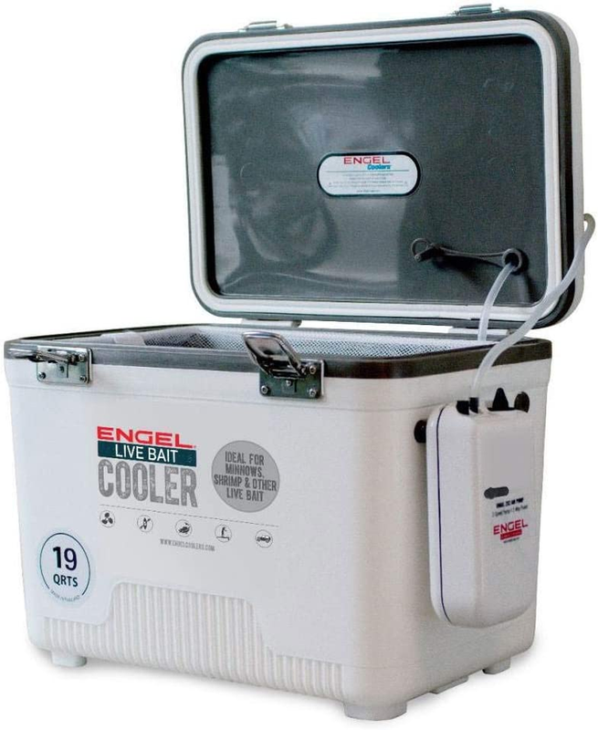 Box With 2nd Gen 2-speed Portable Aerator Pump. Fishing Ba