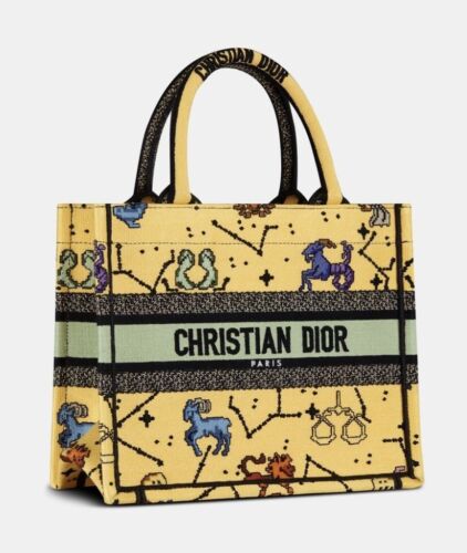 CHRISTIAN DIOR Canvas Embroidered Small Pixel Zodiac Book CHRISTIAN DIOR Canvas Embroidered Small Pixel Zodiac Book