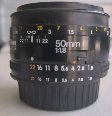Nikon AF NIKKOR 50mm f/1.8 D Lens