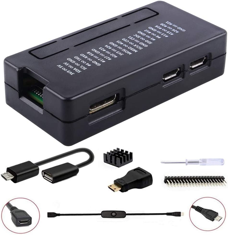 Zero 2 W Case/zero W Case, 7 In 1 Basic Starter Kit With Raspberry