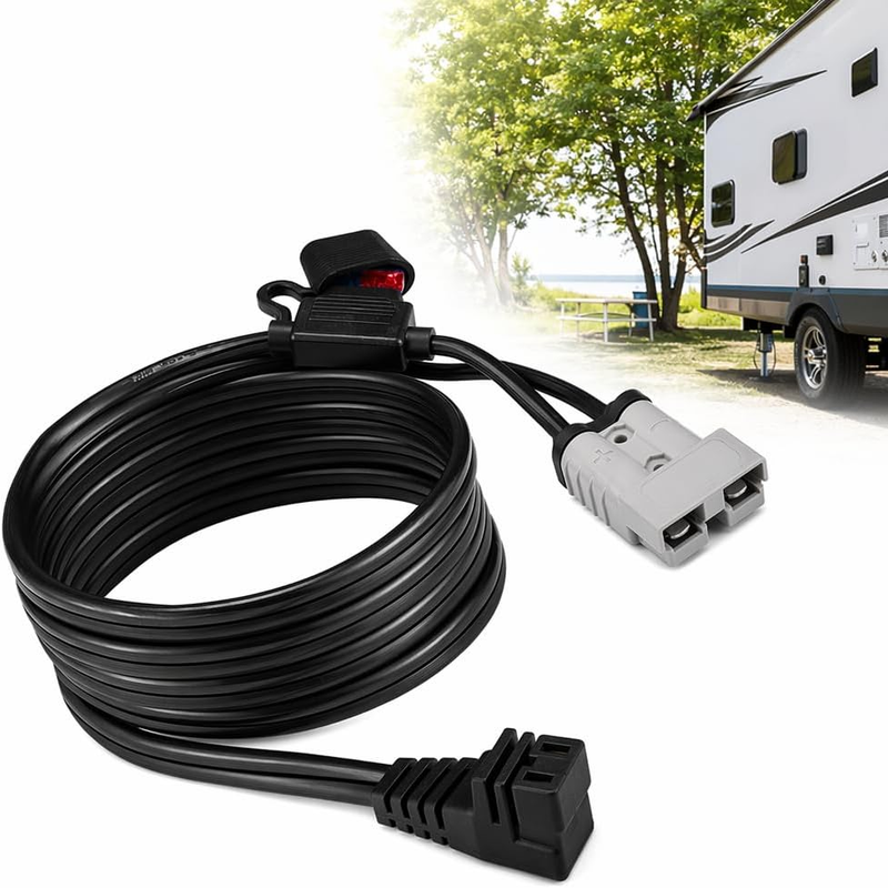 Heavy Duty 50A Anderson Plug to Power Cable, 16AWG RV Shore Power Extension Cord