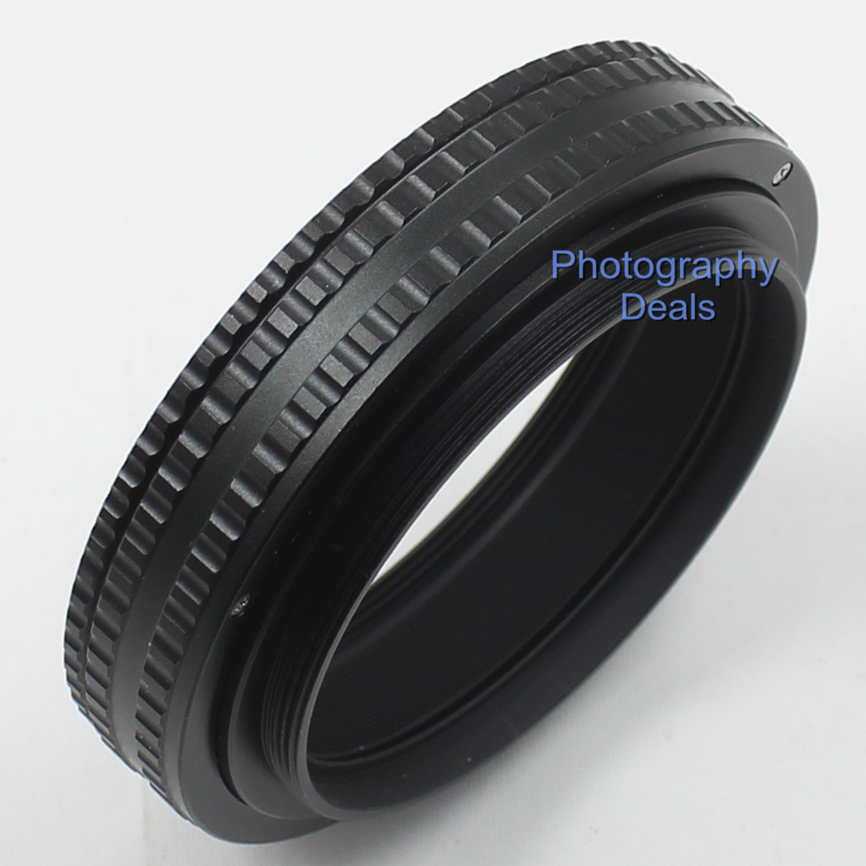 Brass M65 to M65 Mount 17-31mm Adjustable Focus Helicoid Lens Adapter Macro Tube
