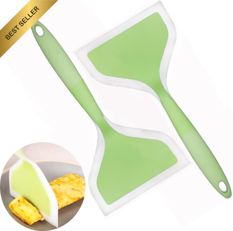 Heat-Resistant Wide Flat for Nonstick Cookware Flat Wide Pancake Shovel,Fish Spa