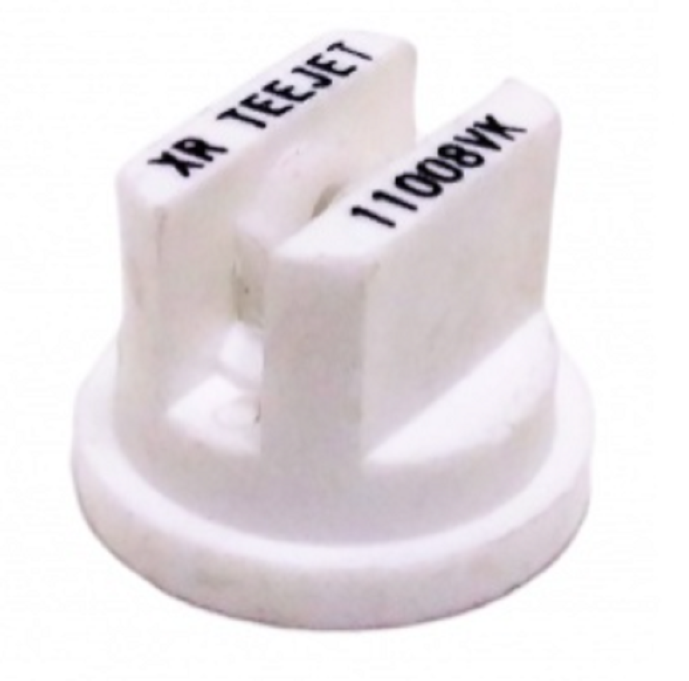 Teejet Ceramic Extended Range Flat Spray Tip, White
