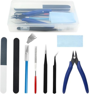 13 PCS Gundam Model Tools Kit Modeler Basic Tools Hobby Building Tools Kit for C