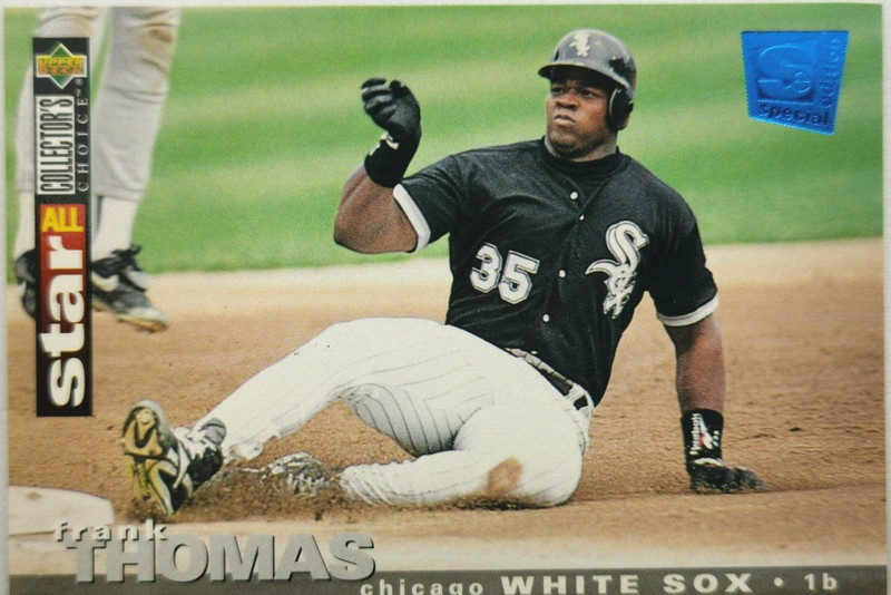Frank Thomas White Sox Chicago 1992 Mlbpa Upper Deck Baseball Blue No.235 (841g)