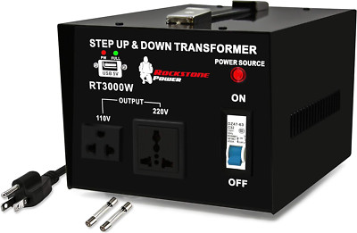Conversor Convertidor Transformador De 110V 120V A 220V 3000 Watts Calidad 2023