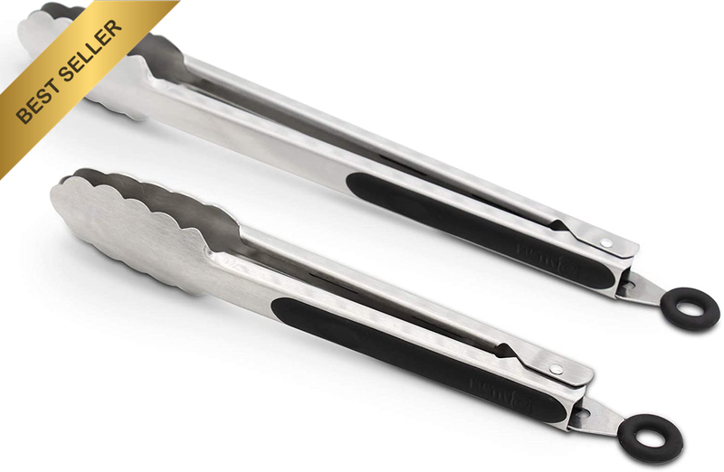 304 Stainless Steel Kitchen Cooking Tongs, 9