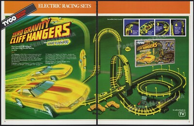 TYCO - Orig. 1988 Dealer product AD / toy catalog ad_ ZERO GRAVITY CLIFF HANGERS