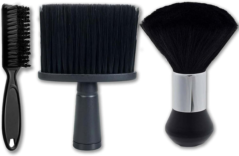 Hair Clipper Cleaning Brush Soft Neck Duster Brush,3Pcs Hair Cutting Brush Soft