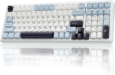 F99 Wireless Mechanical Keyboard, Hot Swappable Custom Keyboard,Pre-Lubed Linear