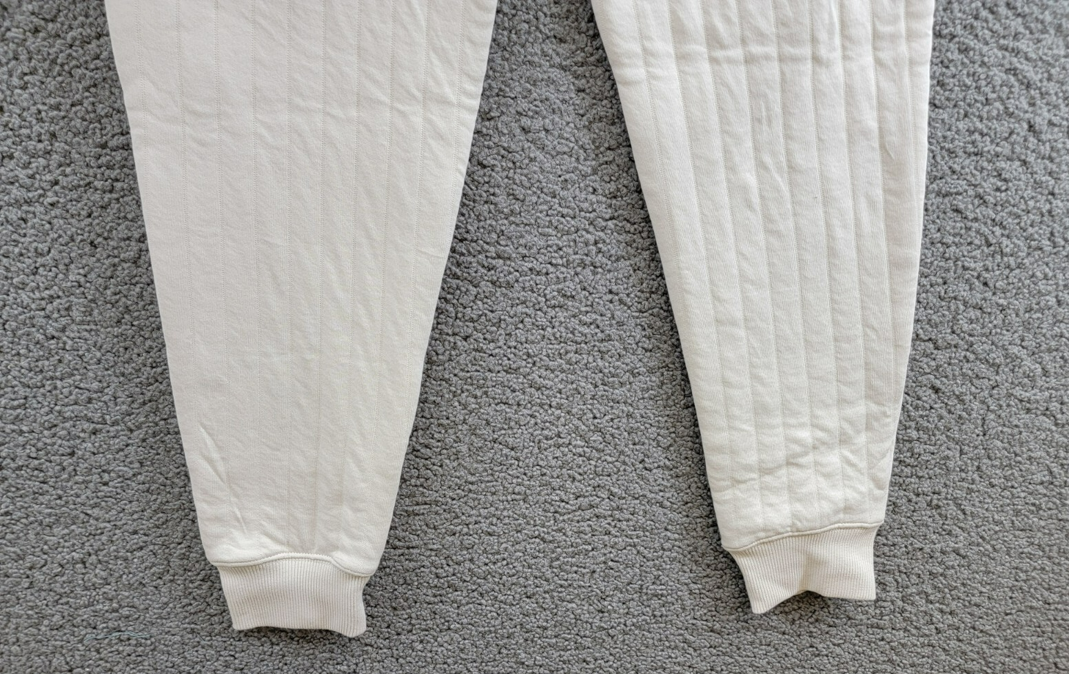 Polo Ralph Lauren Quilted Jogger Pant Big Girls L (12-14) Antique Cream Pull On - Picture 13 of 17