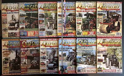 Old Glory Steam and Vintage Preservation Magazine  x12 2001 Complete Year
