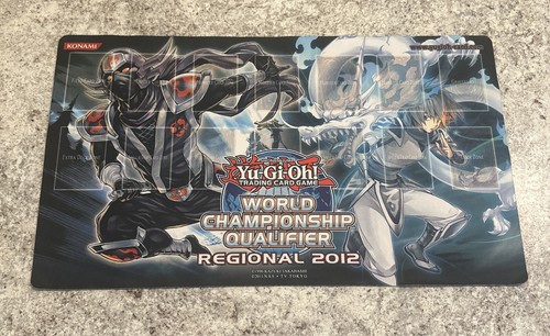 遊戯王 プレイマット　2012 Regional WCQ 忍者マスターHanzo Ninja Grandmaster Hanzo & White Dragon Ninja Regional 2012